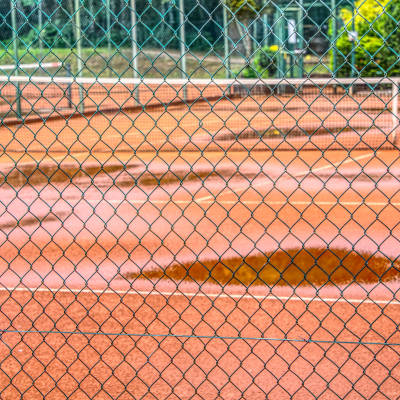 Witterunsverhältnisse beim Sandplatz Tennis