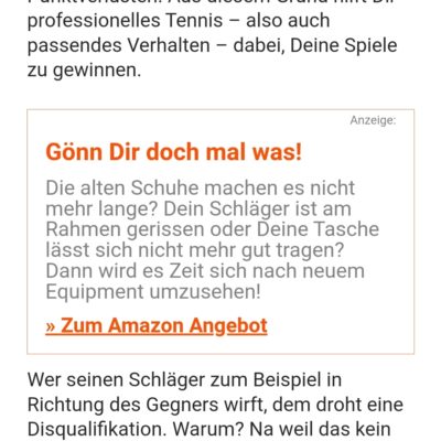 Textlink Werbebanner