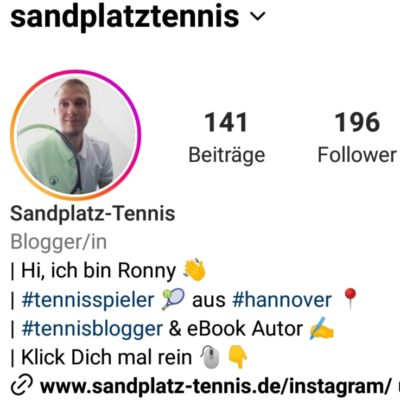 Ronny ein Tennis Influencer?