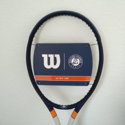 Mein neuer Wilson Ultra 100 in der Roland Garros Version