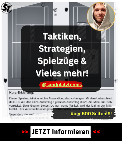 Meine Tennis Bibel hilft Dir ein besserer Spieler zu werden