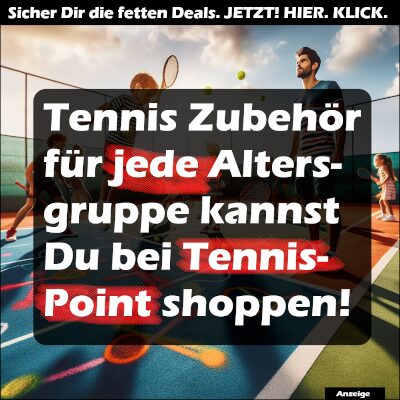 Tennis Zubehör für jede Altersgruppe