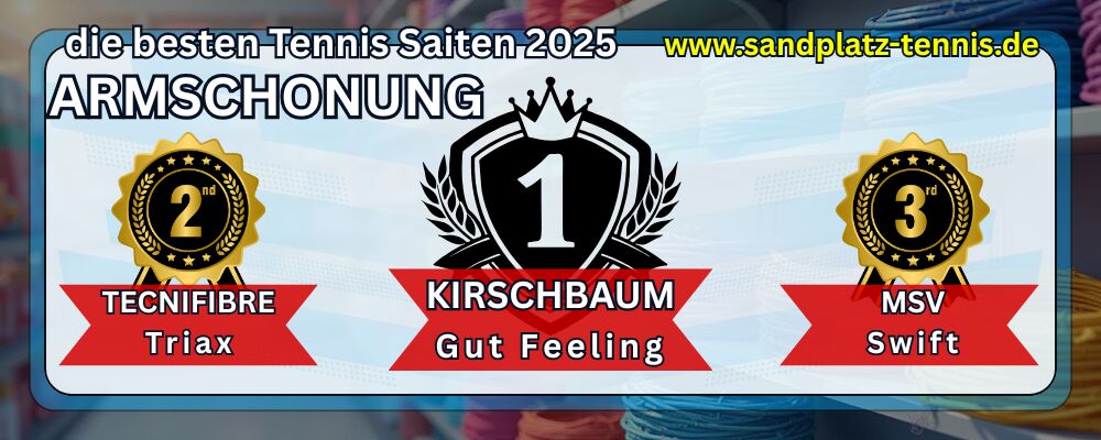 Armschonung Saiten des Jahres 2025