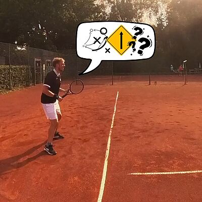 Tennis Taktiken im Kopf durchgehen