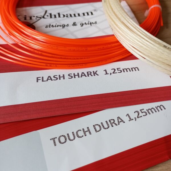 Kirschbaum Flash Shark orange und Kirschbaum Touch Dura