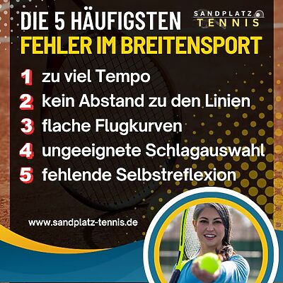 die 5 häufigsten taktischen Fehler im Breitensport