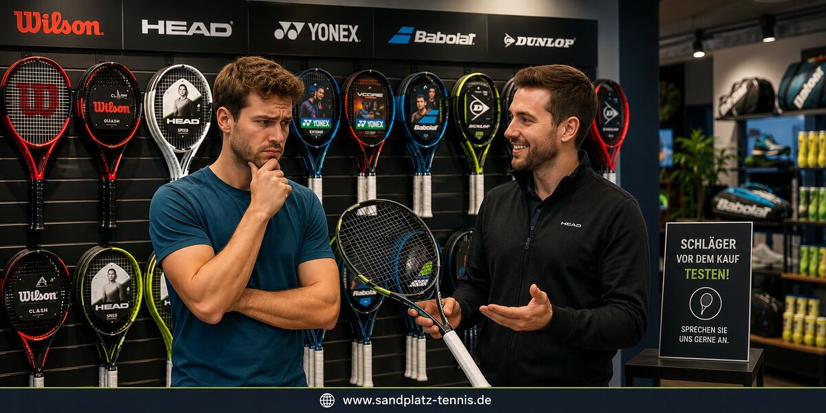 Beratung beim Kauf eines Tennisschlägers für Anfänger